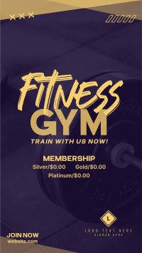 Fitness Gym Instagram Story