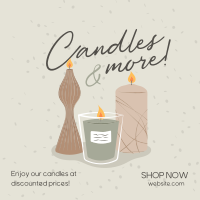 Candles & More Instagram Post Design
