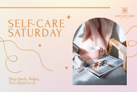 Elegant Self Care Saturday Pinterest Cover Image Preview