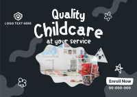 Quality Childcare Services Postcard