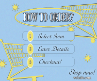 Order Instructions Retro Facebook Post