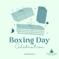 Ho Ho Boxing Day Instagram Post Design