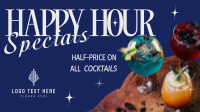Happy Hour Cocktail Animation
