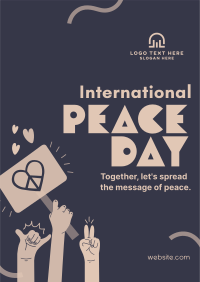 United for Peace Day Poster