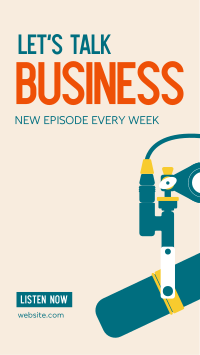 Business Talk Podcast Facebook Story