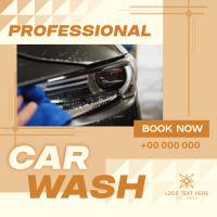 Professional Car Wash Services Instagram Post