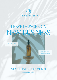 Minimalist Startup Launch Flyer