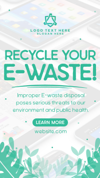 Recycle your E-waste TikTok Video