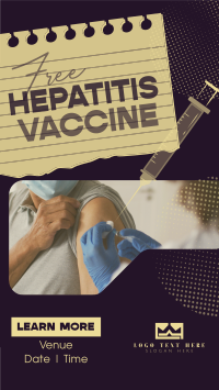 Contemporary Hepatitis Vaccine Facebook Story