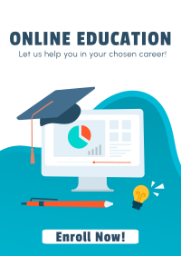 Online Education Poster