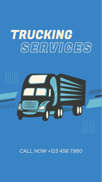 Truck Delivery Services Facebook Story