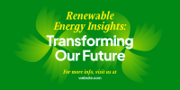 Renewable Energy Seminar Twitter Post Design