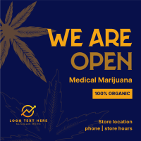 Order Organic Cannabis Instagram Post Design