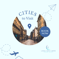 City Travel Tour Instagram Post Design