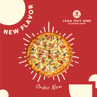 Delicious Pizza Promotion Instagram Post Design