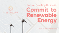 Commit to Renewable Energy Animation