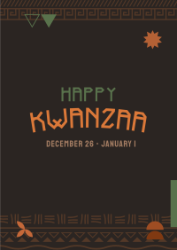 Traditional Kwanzaa Poster