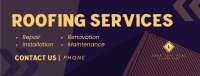 Expert Roofing Services Facebook Cover Design