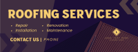 Expert Roofing Services Facebook Cover Image Preview