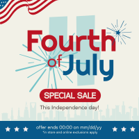 Fourth of July Promo Instagram Post