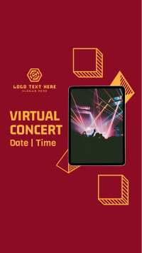 Virtual Concert Invitation Facebook Story