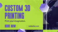  Custom 3D Printing  Animation