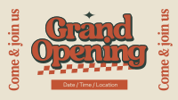 Vintage Grand Opening Facebook Event Cover