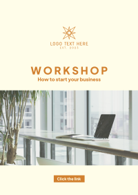 Workshop Business Poster