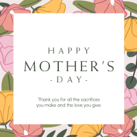 Mother's Day Special Flowers Linkedin Post