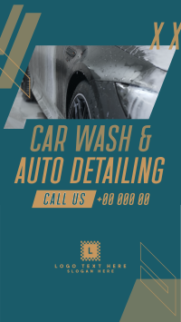 Car Wash Auto detailing Service Video