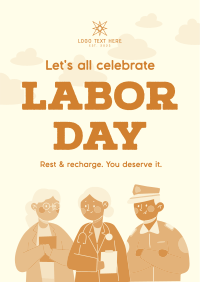 Happy Labor Day Flyer Image Preview