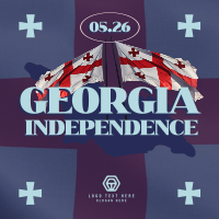 Georgia Independence Day Celebration Instagram Post