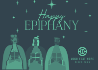 Happy Epiphany Day Postcard