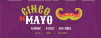 Fiesta Mustache Facebook Cover Image Preview