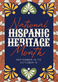 Talavera Hispanic Heritage Month Poster