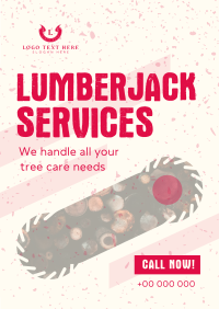 Trusted Lumberjack Service Flyer