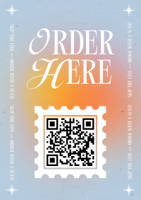 Order With A Scan Flyer