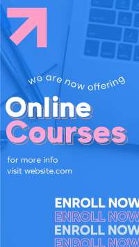 Online Courses Enrollment Video