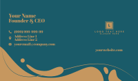 Water Company Business Card example 2