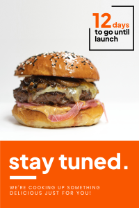 Burger Shack Launch Pinterest Pin