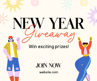 New Year's Giveaway Facebook Post