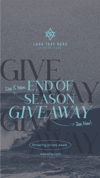 End Season Giveaway Instagram Story