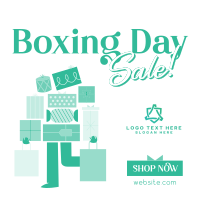 Boxing Shopping Sale Instagram Post