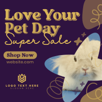 Dainty Pet Day Sale Linkedin Post Design