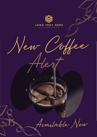 Brand New Coffee Flavor Flyer