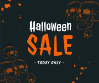 Halloween Skulls Sale Facebook Post