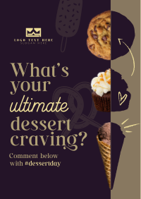 Dessert Customer Engagement Flyer