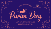 Purim Flo Mask Facebook Event Cover