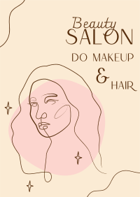 Beauty Salon Branding Poster
