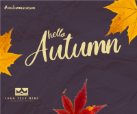 Autumn Leaves Facebook Post Design